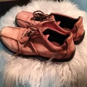 Timberland soft distressed leather shoes